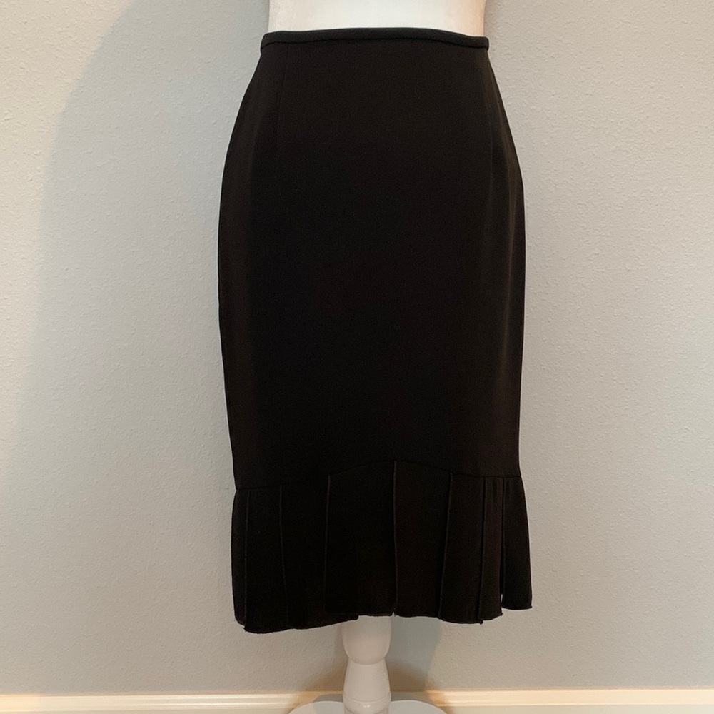 Beautiful Black Acetate Skirt